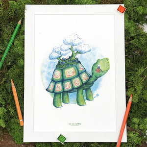 Illustration . Tortue de Terre