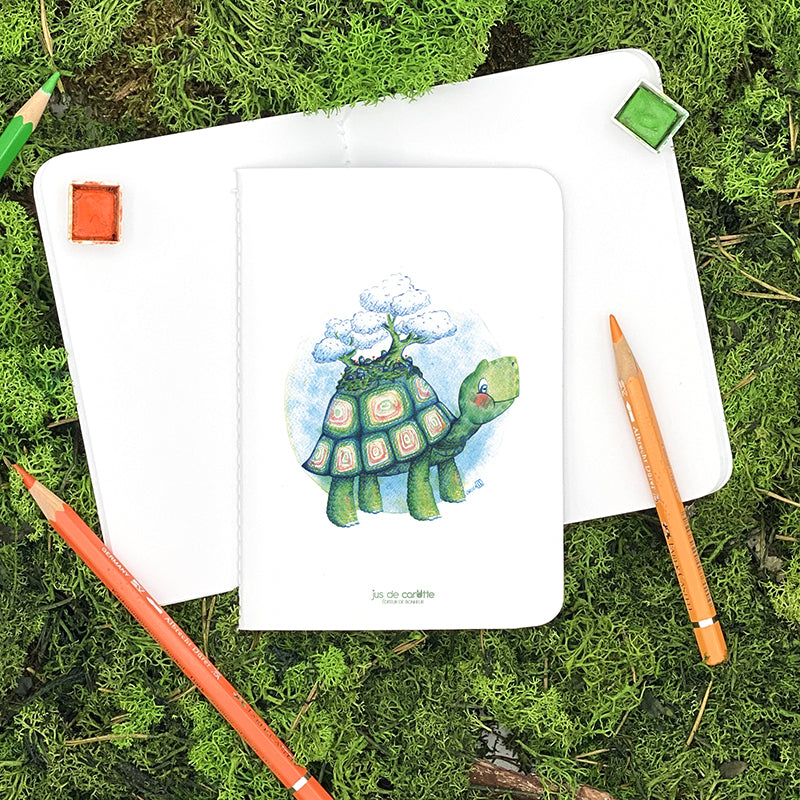 Carnet de notes . Tortue de Terre