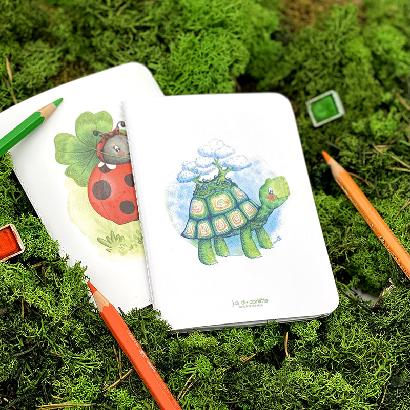 Carnet de notes . Tortue de Terre