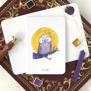Carnet de notes . Chouette la chouette