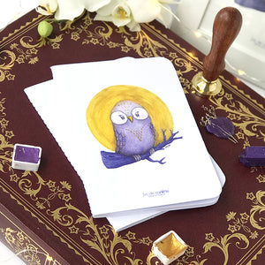 Carnet de notes . Chouette la chouette