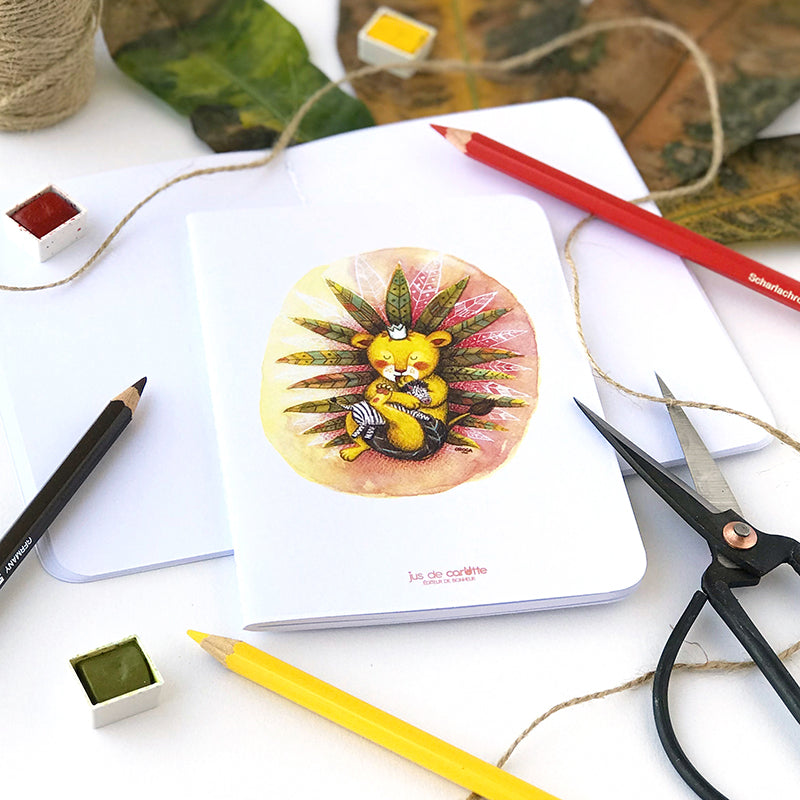 Carnet de notes . Lionceau petit roi