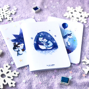 Carnet de notes . La naissance de Bébé pingouin