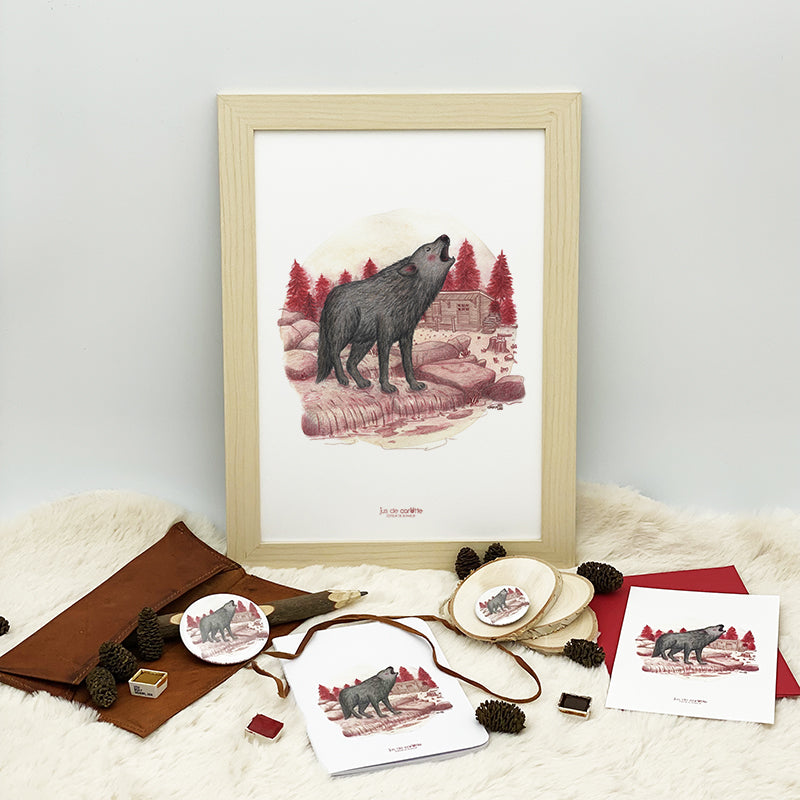 Carnet de notes . Kenaï le loup du Canada . Le Pal Nature