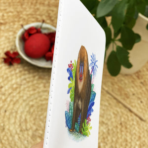 Carnet de notes . Dyellow le mandrill . Le Pal Nature