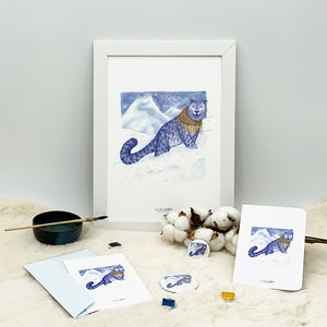 Carnet de notes . Maléo la panthère des neiges . Le Pal Nature